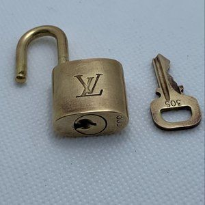 Authentic Louis Vuitton Lock and Key Set # 305